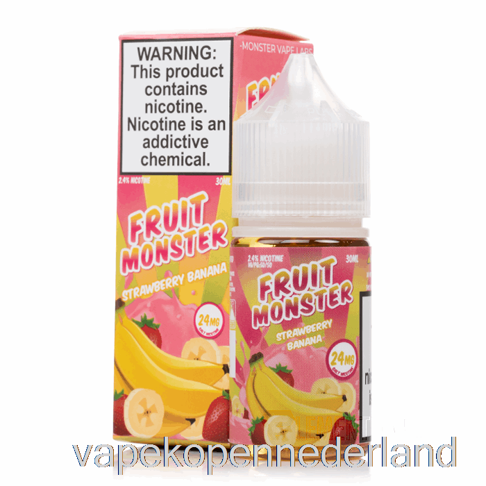 Elektronische Sigaret Vape Aardbei Banaan - Fruitmonsterzouten - 30 Ml 48 Mg